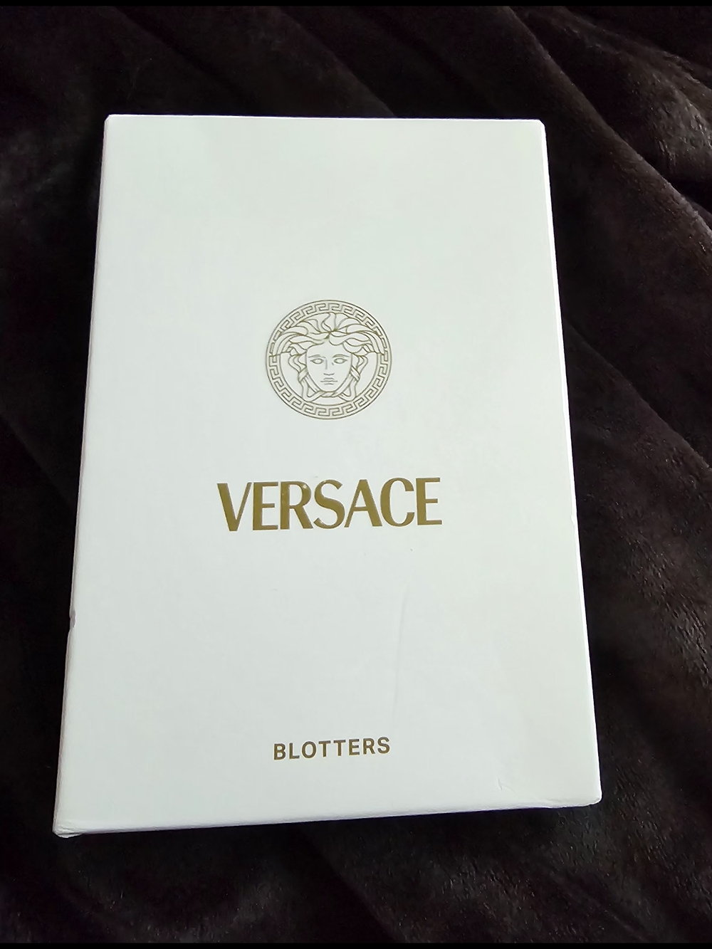 Versace White & Gold Blotters Box